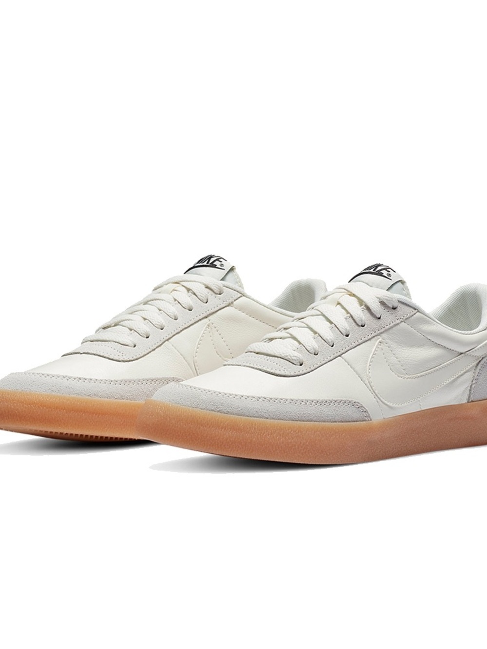 Size 9- Nike Men’s Killshot 2 Leather Sail Grey Gum Shoe 432997-128